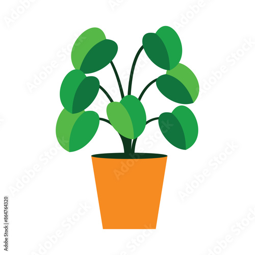 Home plant icon illustration