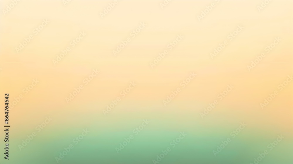 Obraz premium Gradient light tan to emerald abstract banner