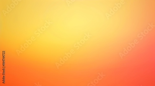 Gradient light tomato to amber abstract backdrop