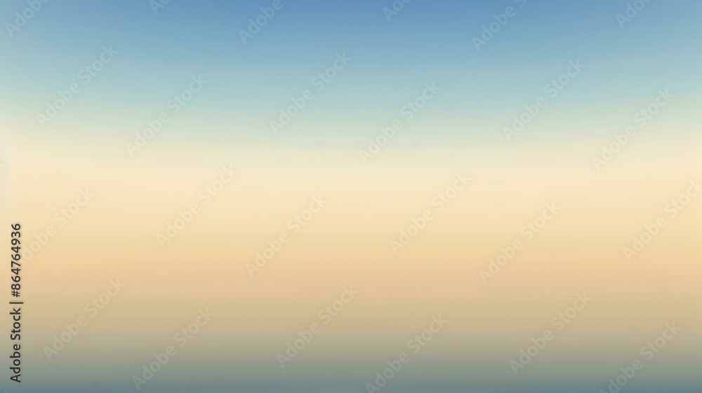 Obraz premium Gradient light wheat to cobalt abstract banner