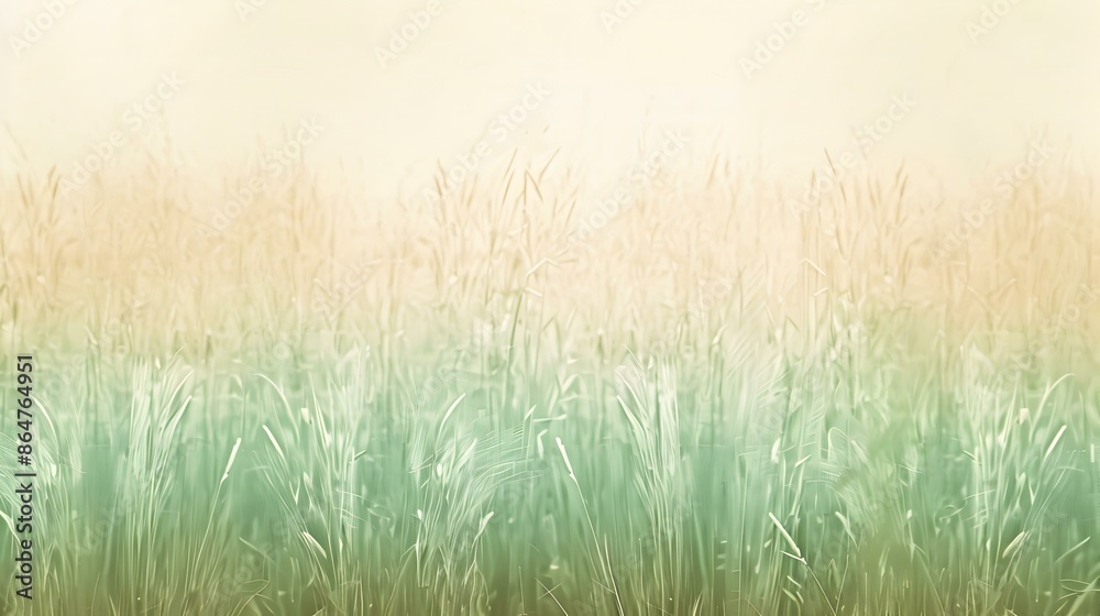 Gradient light wheat to emerald abstract banner