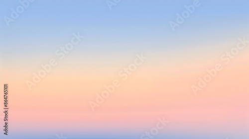 Gradient light apricot to cobalt abstract banner