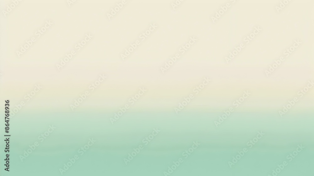 Obraz premium Gradient light mint cream to moccasin abstract banner