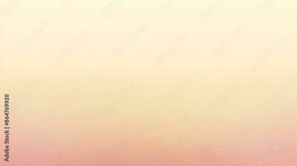 Gradient light pale golden to rosy abstract background