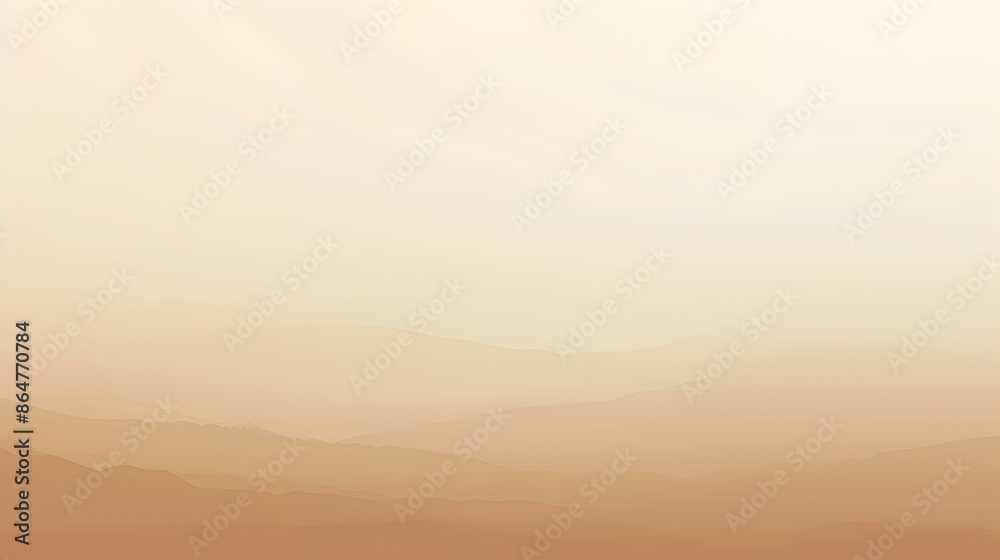 Gradient light sienna to snow abstract banner