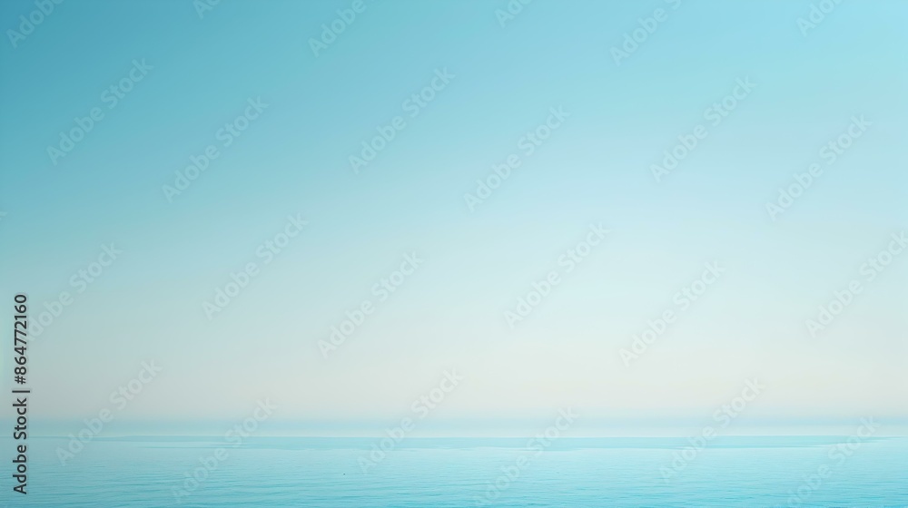 Obraz premium Gradient light aqua to cornflower blue abstract effect