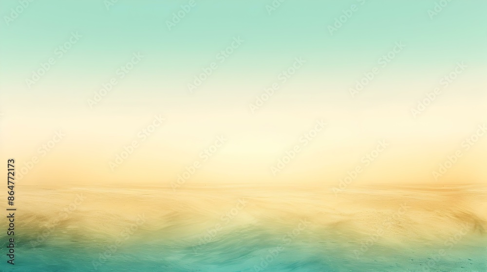 Obraz premium Gradient light aqua to dark golden abstract effect