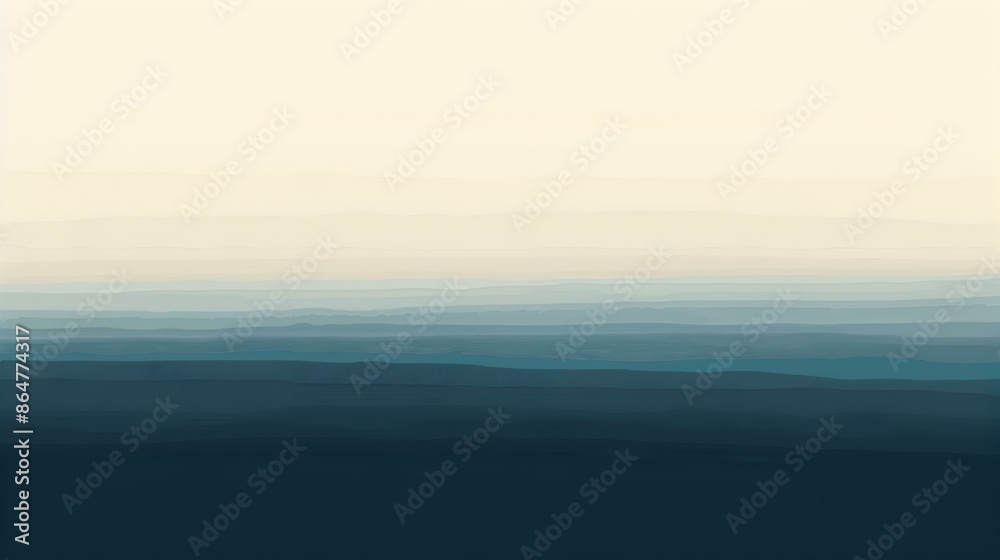 custom made wallpaper toronto digitalGradient light slate blue to Ivory abstract banner