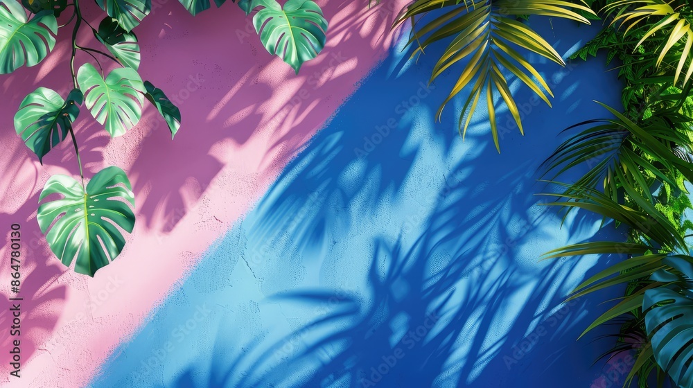 Naklejka premium palm tree in the sun.