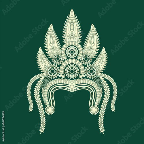 Absara crown style vector design