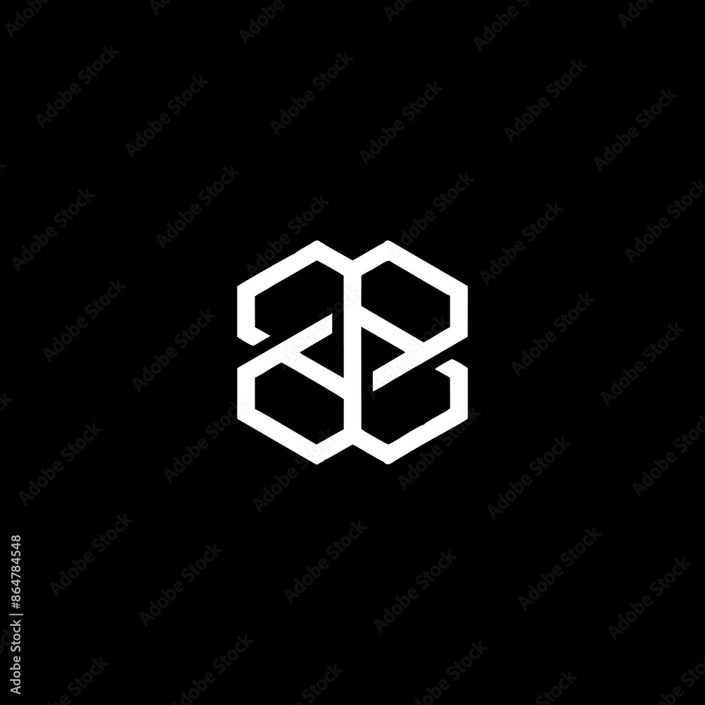 Abstract letter BB logo. This logo icon incorporate with abstract shape in the creative way. It look like letter B and B. Abstract letter BB logo. This logo icon incorporate with abstract shape in the creative way. It look like letter B and B.