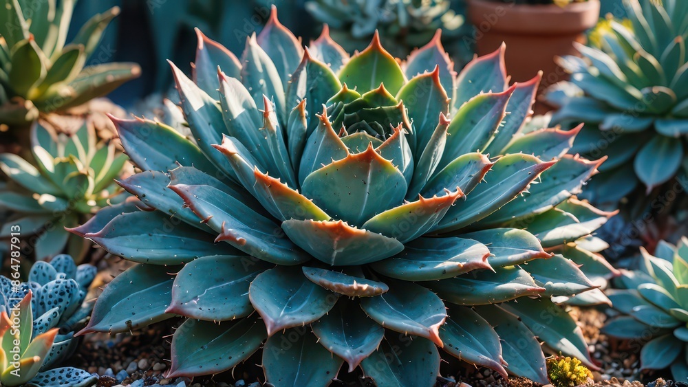 Obraz premium Closeup of a Succulent Plant.