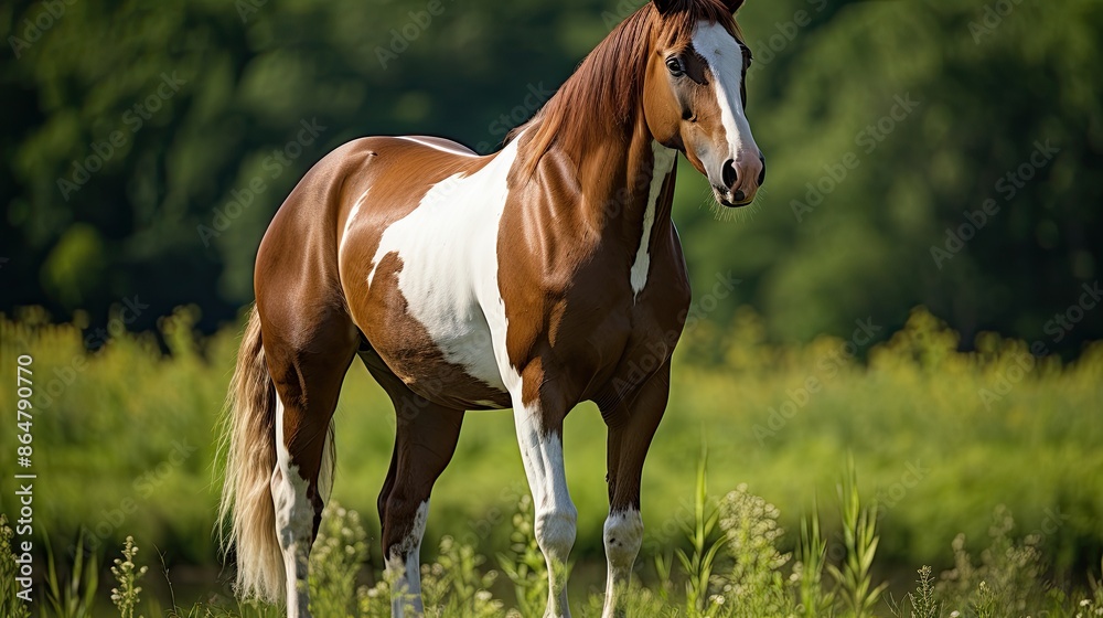 Fototapeta premium mare and foal