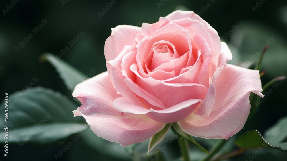 Fully bloomed pink rose, exuding graceful beauty, soft and intricate petal details, vivid pink colors, elegant and serene Fully bloomed pink rose, exuding graceful beauty, soft and intricate petal details, vivid pink colors, elegant and serene