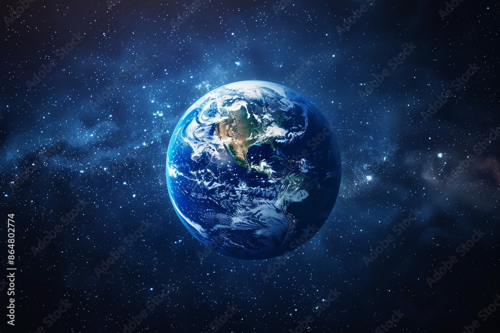 Earth planet viewed from space, View of planet Earth, Generative AI. Earth planet viewed from space, View of planet Earth, Generative AI.
