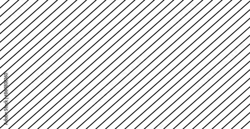 Diagonal lines on white background. Rows of slanted black lines. Stripes grid.