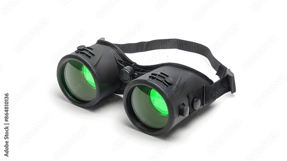 Photo of Night Vision Goggles Isolated on White Background Photo of Night Vision Goggles Isolated on White Background