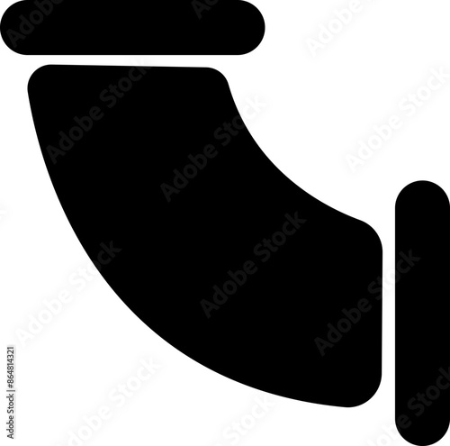 Pipeline. Pipe with valve and tap for gas, oil, plumbing or water. Fuel power technology. Oil and gas extraction, production and transportation industrial icon, isolated on transparent background.