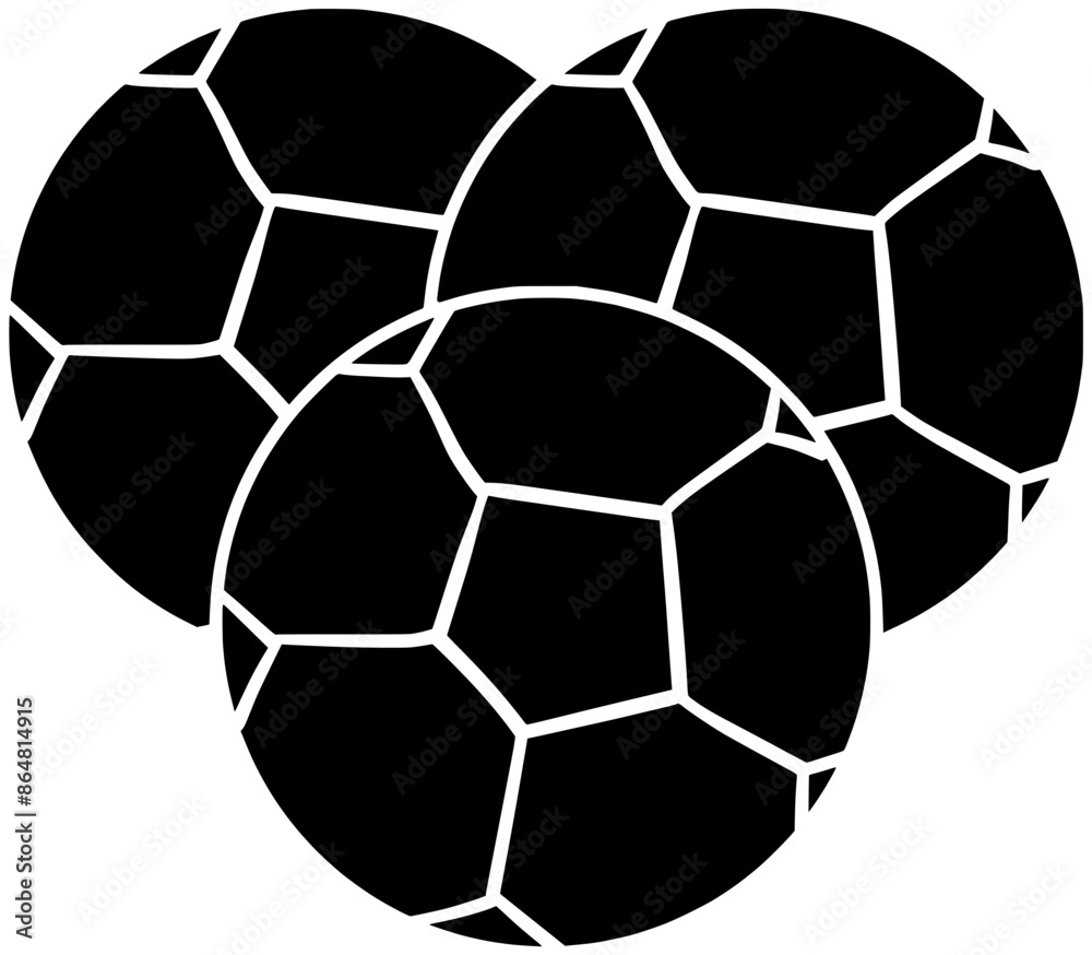 Obraz premium soccer illustration football silhouette game logo goal icon sport outline ball match play team competition championship stadium tournament champion shape field kick arena for vector graphic background