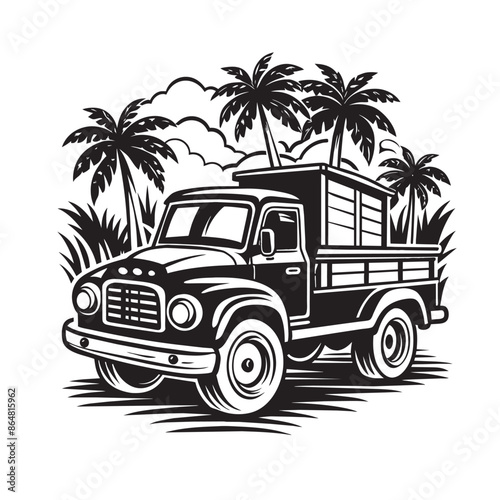Car Isolated on white background Stock Vector