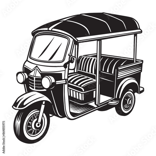 Car Isolated on white background Stock Vector