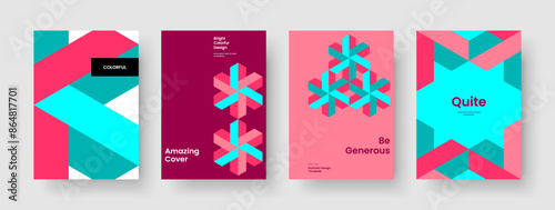 Geometric Business Presentation Layout. Isolated Background Template. Modern Flyer Design. Report. Banner. Brochure. Book Cover. Poster. Notebook. Portfolio. Catalog. Newsletter. Advertising