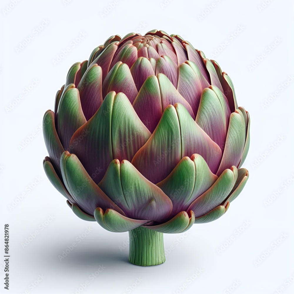 Fresh artichoke isolated on white background. Fresh artichoke isolated on white background.