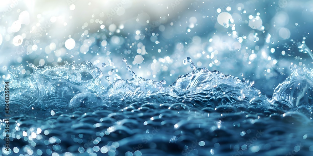 Abstract blue water wave splashing drops on isolated background. Concept Abstract, Blue Water, Wave, Splashing Drops, Isolated Background Abstract blue water wave splashing drops on isolated background. Concept Abstract, Blue Water, Wave, Splashing Drops, Isolated Background