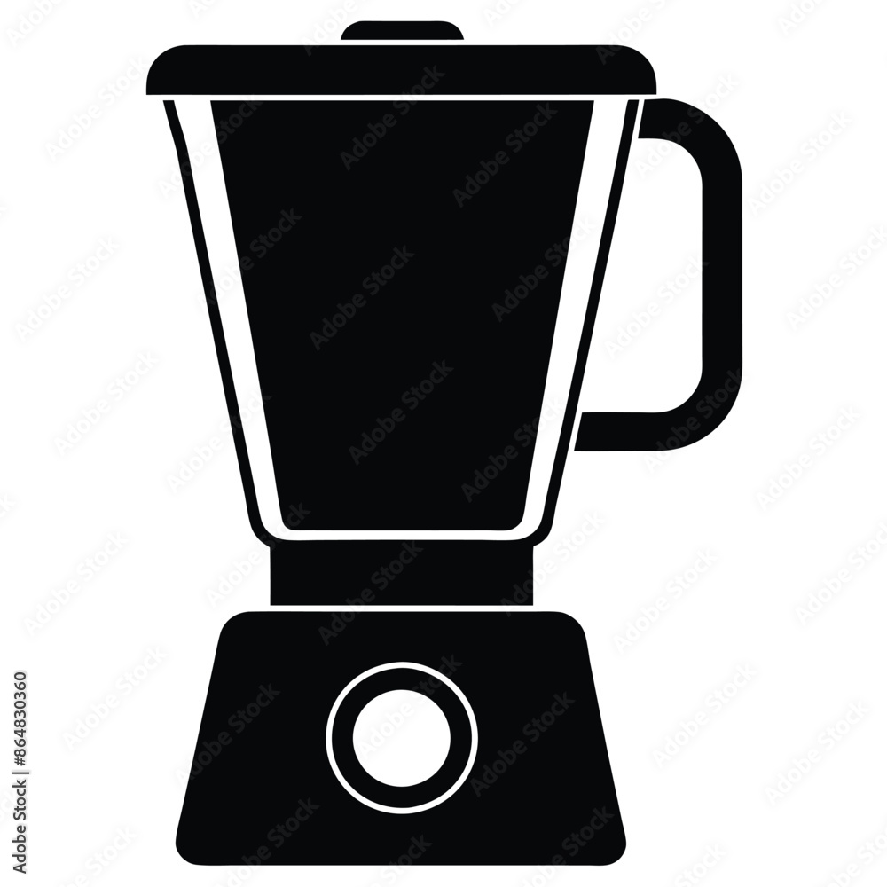 blender vector silhouette illustration blender vector silhouette illustration