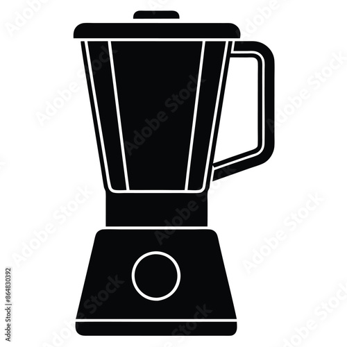 blender vector silhouette illustration
