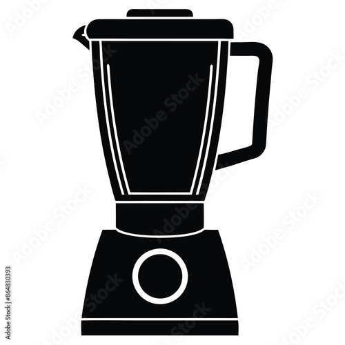blender vector silhouette illustration