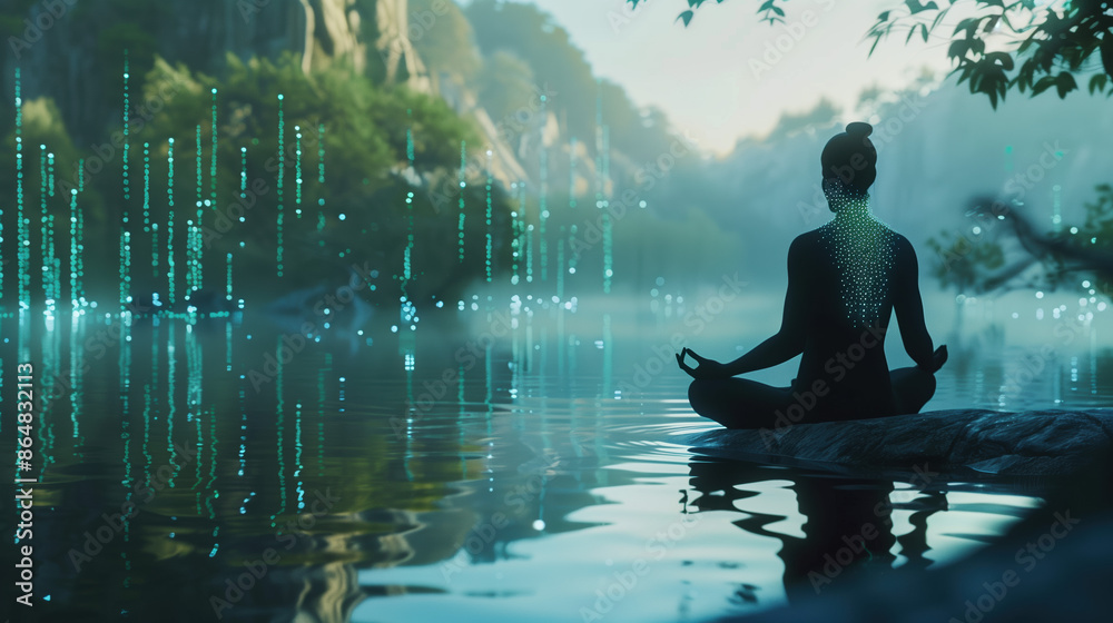 Tranquil Meditative Session with Real-Time Bio-Connectivity Monitoring Tranquil Meditative Session with Real-Time Bio-Connectivity Monitoring