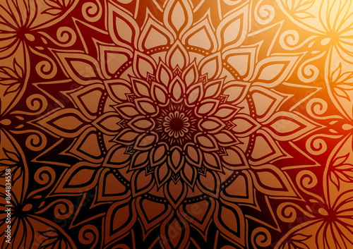Premium luxury mandala pattern beautiful background