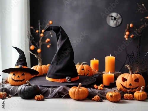 Enchanting Halloween Decorations for a Spooky Home Interior photo