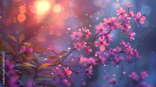 A close up of a pink flower with a blurry background