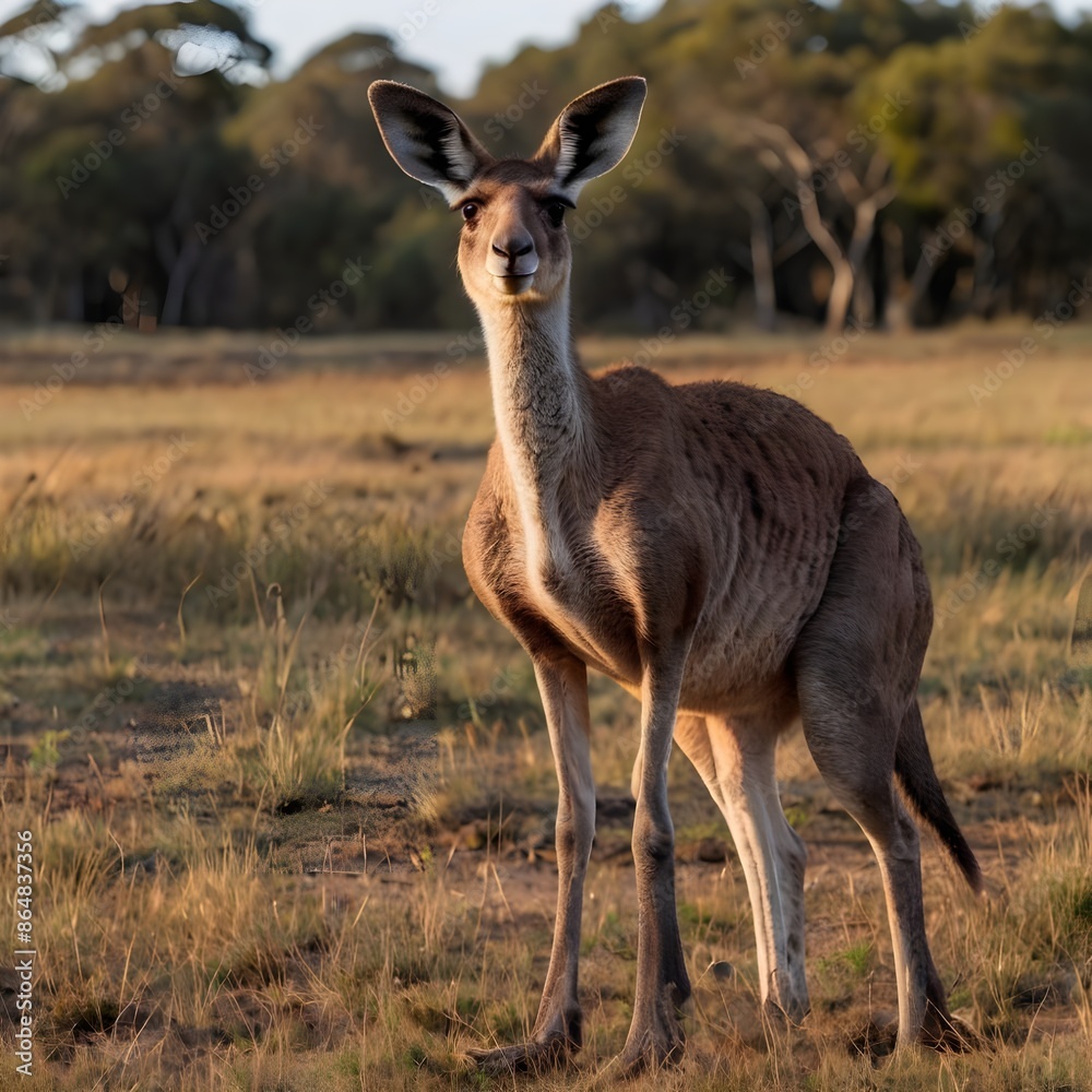 kangaroo in the grass kangaroo in the grass