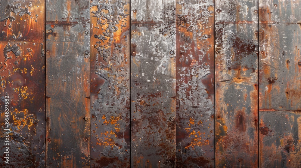 Background made of weathered steel Background made of weathered steel