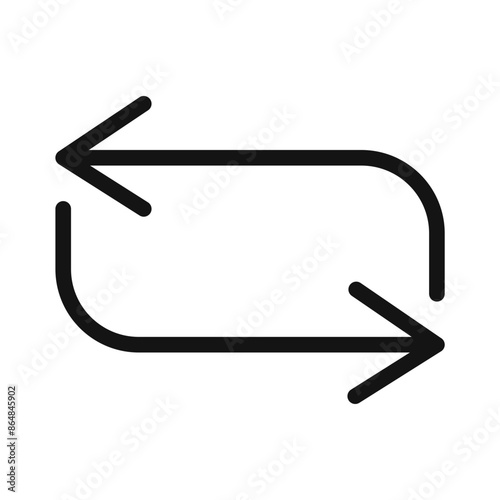 Rotating Arrows Icon for Data Synchronization and Software Updates