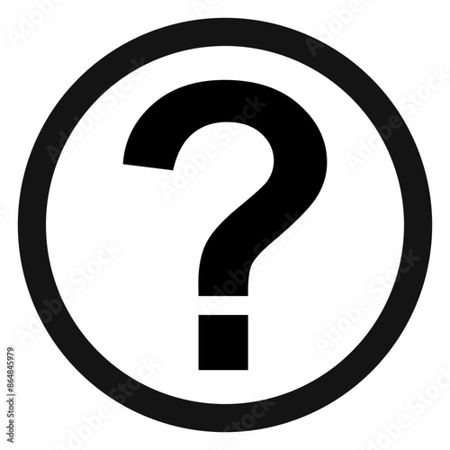 Customer Support Question Icon for FAQs and Help Desk Services