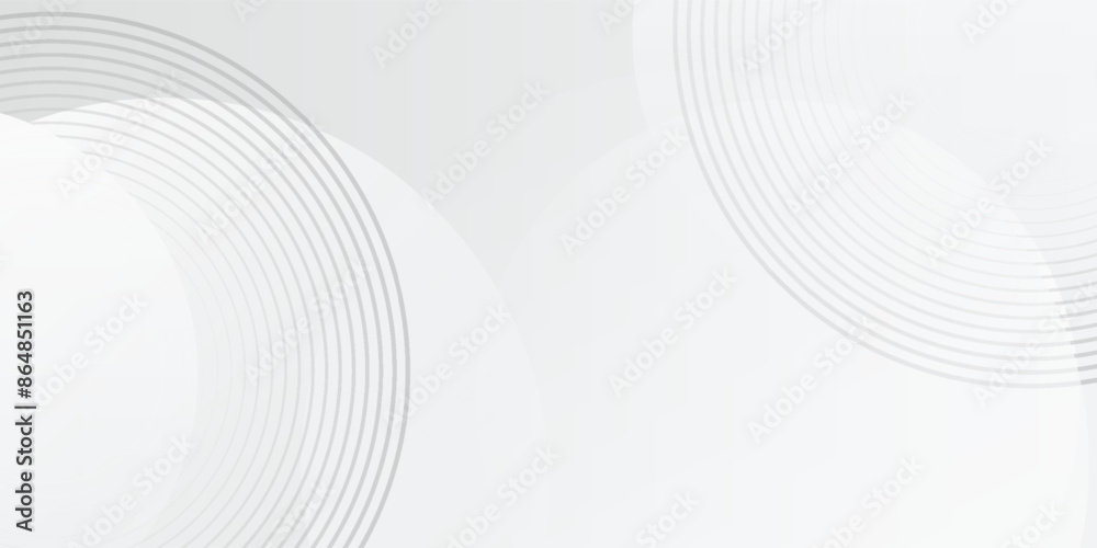 White geometric abstract background overlap layer on bright space with lines effect decoration. Modern graphic design element circles style abstract White geometric abstract background overlap layer on bright space with lines effect decoration. Modern graphic design element circles style abstract
