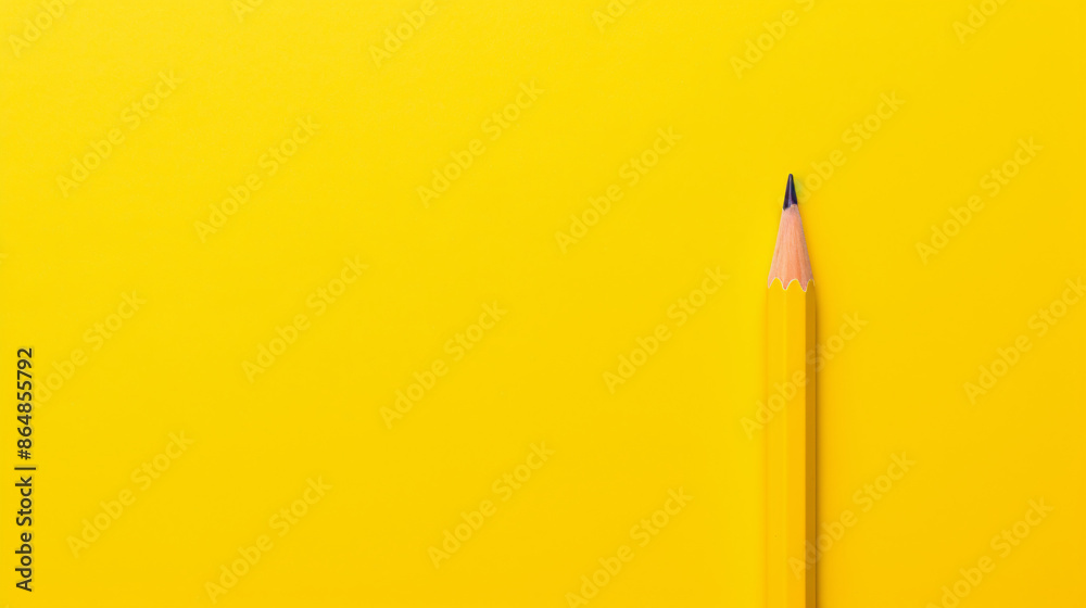 a yellow pencil on a yellow background a yellow pencil on a yellow background