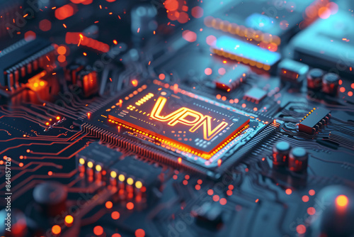 a close up of a circuit board