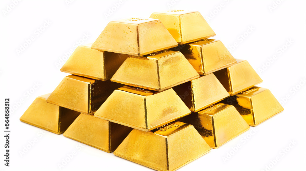 a stack of gold bars