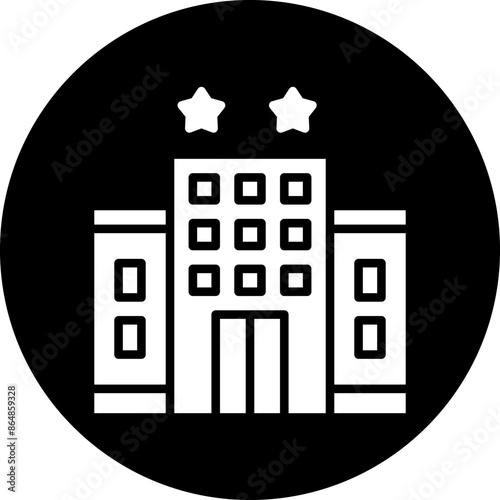 2 Star Hotel Icon Style