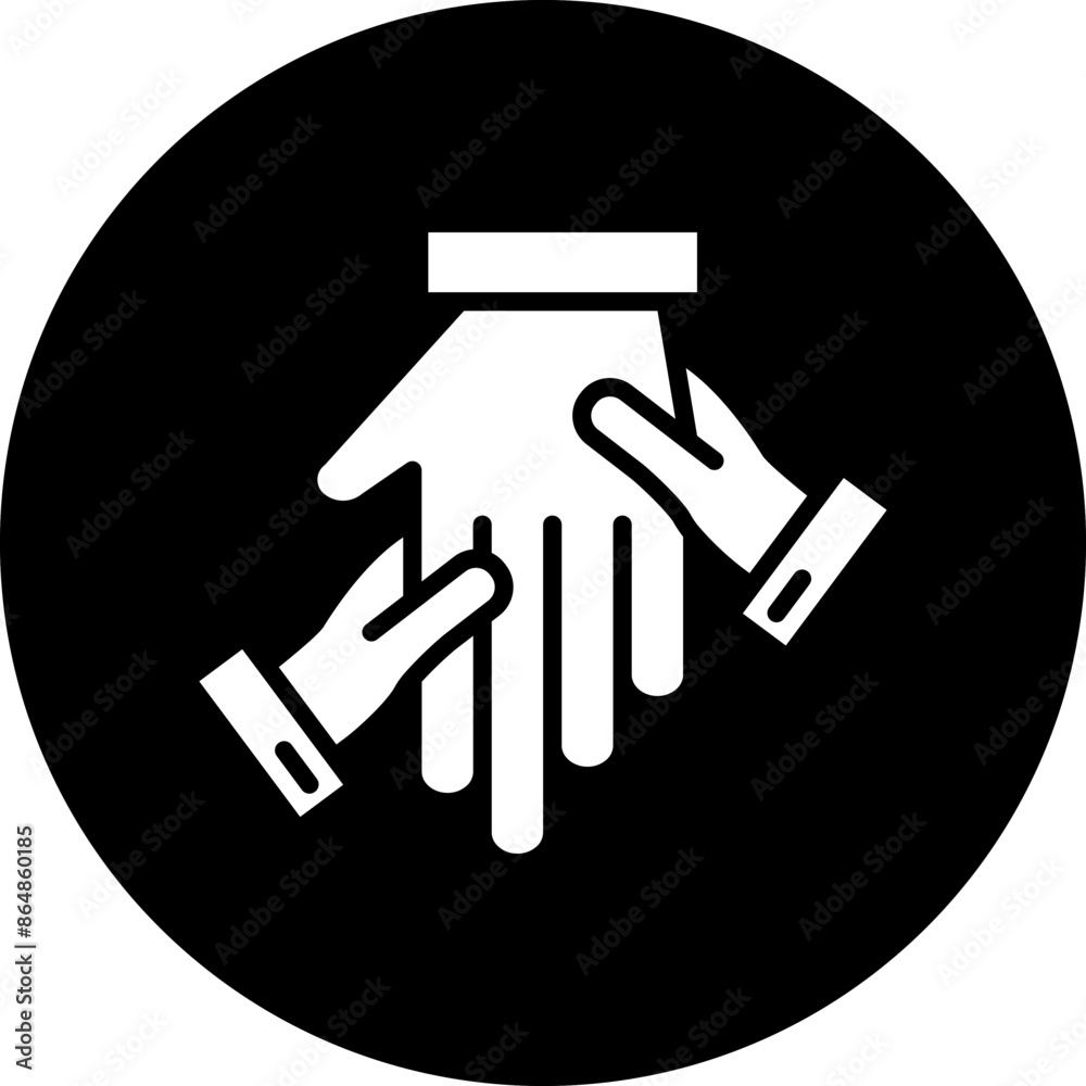 Hand Massage Icon Style