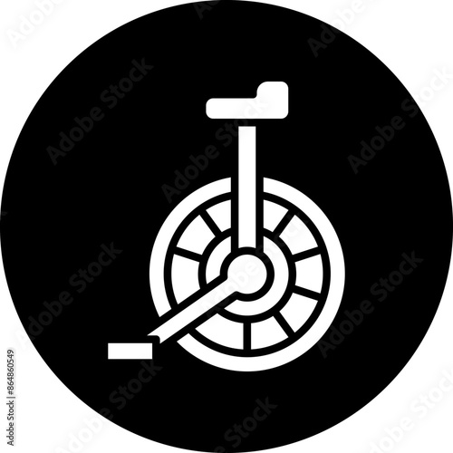 Unicycle Icon Style