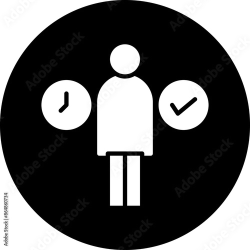 Alone Time Icon Style