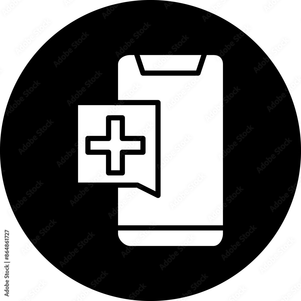 Telemedicine Icon Style Telemedicine Icon Style