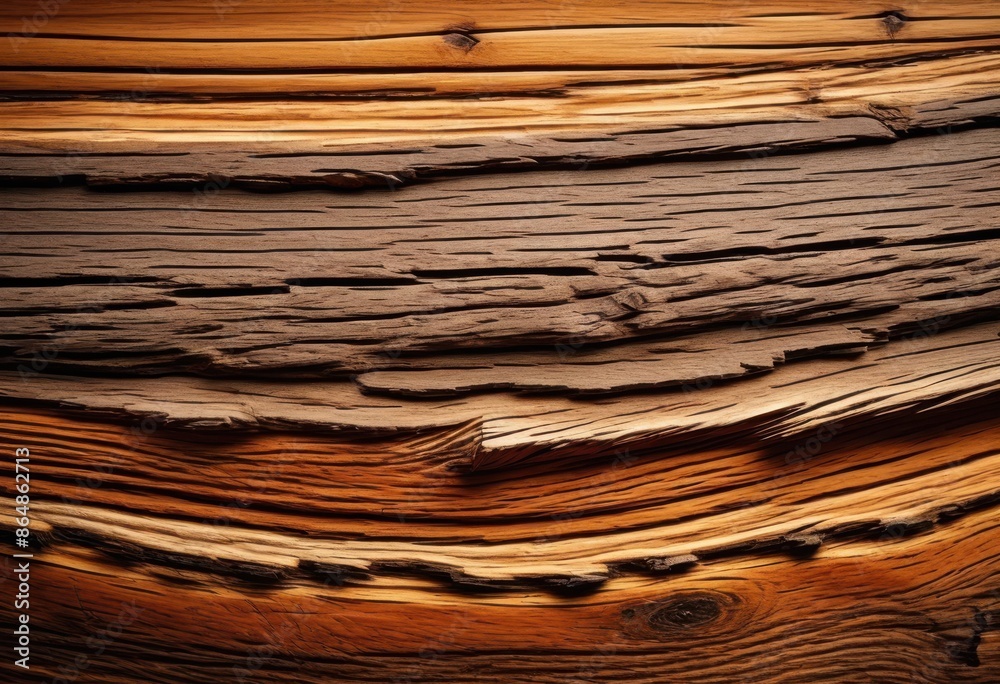 Fototapeta premium detailed macro shot coarse wood grain natural rustic background, surface, texture, rough, wooden, material, organic, weathered, timber, aged, backdrop, closeup, tree