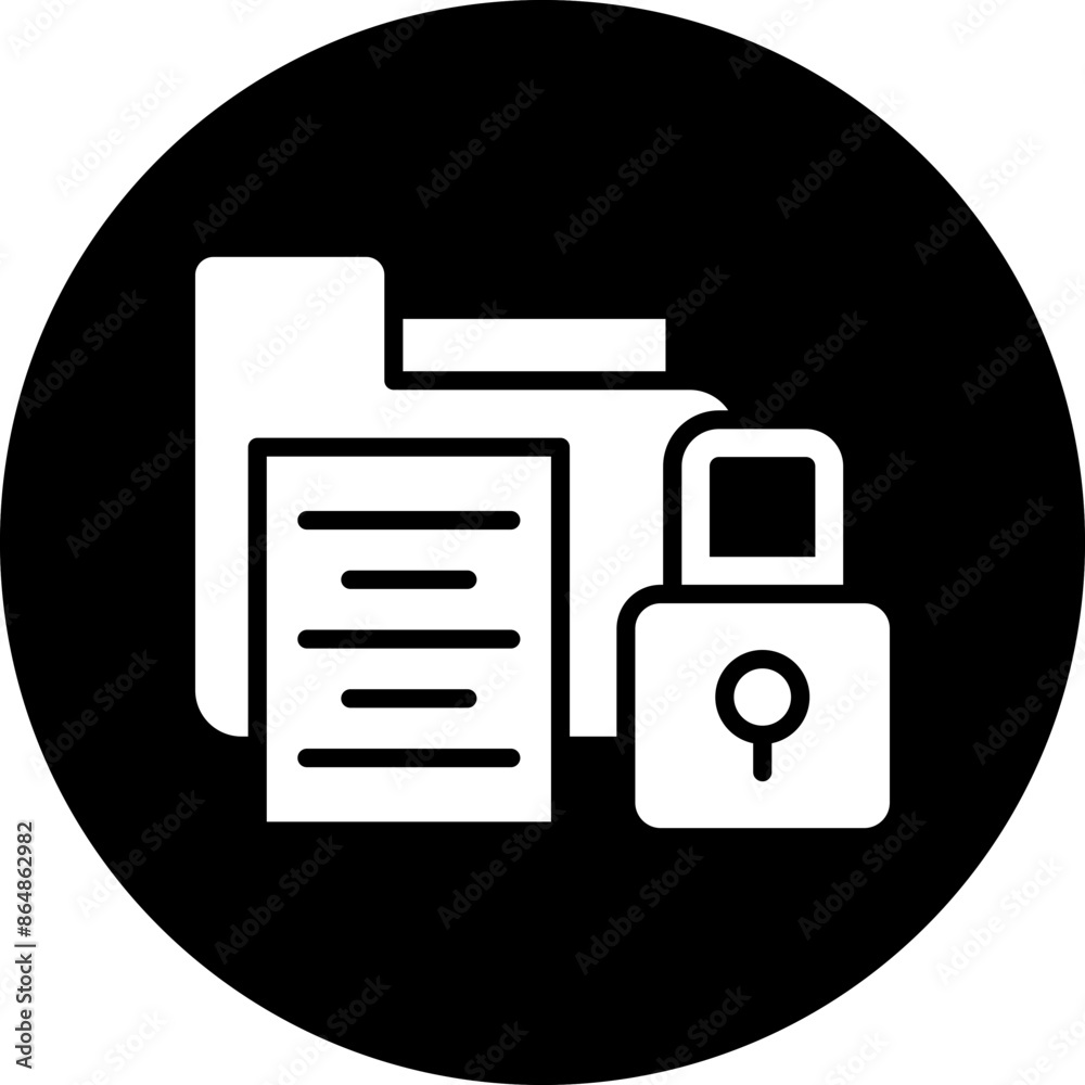 Encrypted Data Icon Style Encrypted Data Icon Style
